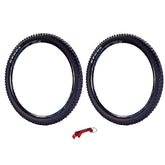 Kenda Nevegal 2 EMC K1211E 29x2.60 and 29x2.40 Mountain Bike Tires with Foldable ATC Casing, EN-DTC Compound, E-Bike Ready (ECE-R75) Low Rolling Resistance for Enduro/Trail + Keychain (2 Pack)